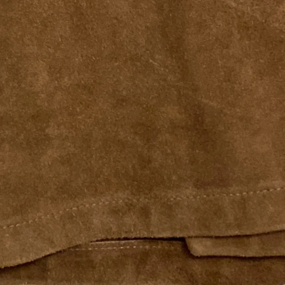 Faconnable brown suede lined skirt wrap knee length-12-Bundle discount - Picture 5 of 12